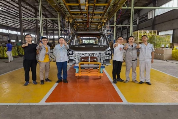 Ang Newlongma nga awto nagpadali sa layout sa gawas sa nasud, ang proyekto sa CKD sa Nigeria malampuson nga gilunsad